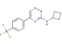 N-cyclobutyl-5-[4-(trifluoromethyl)phenyl]-1,2,4-triazin-3-amine