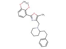 1-{[2-(2,3-dimethoxyphenyl)-5-methyl-1,3-oxazol-4-yl]methyl}-2-(2-phenylethyl)piperidine
