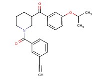 [1-(3-ethynylbenzoyl)-3-piperidinyl](3-isopropoxyphenyl)methanone
