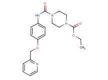 ethyl 4-({[4-(pyridin-2-ylmethoxy)phenyl]amino}carbonyl)piperazine-1-carboxylate