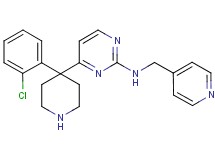 4-[4-(2-chlorophenyl)-4-piperidinyl]-N-(4-pyridinylmethyl)-2-pyrimidinamine dihydrochloride