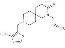 2-allyl-9-[(4-methyl-1,3-thiazol-5-yl)methyl]-2,9-diazaspiro[5.5]undecan-3-one