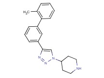 4-[4-(2'-methyl-3-biphenylyl)-1H-1,2,3-triazol-1-yl]piperidine hydrochloride