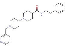 N-(2-phenylethyl)-1'-(3-pyridinylmethyl)-1,4'-bipiperidine-4-carboxamide