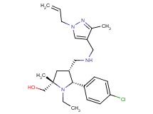 [(2S*,4R*,5R*)-4-({[(1-allyl-3-methyl-1H-pyrazol-4-yl)methyl]amino}methyl)-5-(4-chlorophenyl)-1-ethyl-2-methyl-2-pyrrolidinyl]methanol