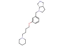 rel-(3aS,6aS)-1-{3-[4-(1-piperidinyl)butoxy]benzyl}octahydropyrrolo[3,4-b]pyrrole dihydrochloride