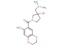 3-[(dimethylamino)methyl]-1-[(7-methyl-2,3-dihydro-1,4-benzodioxin-6-yl)carbonyl]-3-pyrrolidinol