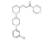1'-(3-methylphenyl)-3-[3-(4-morpholinyl)-3-oxopropyl]-1,4'-bipiperidine