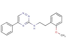 N-[2-(2-methoxyphenyl)ethyl]-5-phenyl-1,2,4-triazin-3-amine