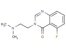 3-[2-(dimethylamino)ethyl]-5-fluoroquinazolin-4(3H)-one
