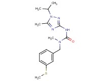 N'-(1-isopropyl-5-methyl-1H-1,2,4-triazol-3-yl)-N-methyl-N-[3-(methylthio)benzyl]urea