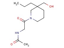 N-{2-[3-(hydroxymethyl)-3-propylpiperidin-1-yl]-2-oxoethyl}acetamide