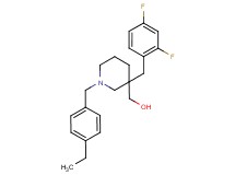 [3-(2,4-difluorobenzyl)-1-(4-ethylbenzyl)-3-piperidinyl]methanol