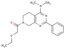7-(ethoxyacetyl)-N,N-dimethyl-2-phenyl-5,6,7,8-tetrahydropyrido[3,4-d]pyrimidin-4-amine