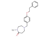4-methyl-1-[4-(2-phenylethoxy)benzyl]-1,4-diazepan-5-one