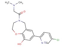 7-(5-chloropyridin-2-yl)-4-(N,N-dimethylglycyl)-2,3,4,5-tetrahydro-1,4-benzoxazepin-9-ol