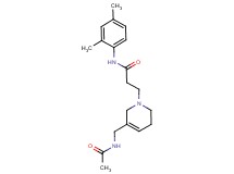 3-[5-[(acetylamino)methyl]-3,6-dihydropyridin-1(2H)-yl]-N-(2,4-dimethylphenyl)propanamide