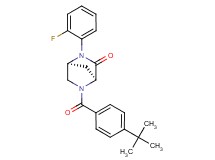 (1S*,4S*)-5-(4-tert-butylbenzoyl)-2-(2-fluorophenyl)-2,5-diazabicyclo[2.2.1]heptan-3-one
