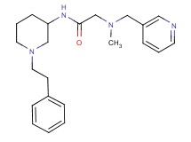 N~2~-methyl-N~1~-[1-(2-phenylethyl)-3-piperidinyl]-N~2~-(3-pyridinylmethyl)glycinamide
