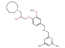 1-(1-azocanyl)-3-[4-({[(4,6-dimethyl-2-pyrimidinyl)methyl]amino}methyl)-2-methoxyphenoxy]-2-propanol