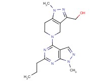 [1-methyl-5-(1-methyl-6-propyl-1H-pyrazolo[3,4-d]pyrimidin-4-yl)-4,5,6,7-tetrahydro-1H-pyrazolo[4,3-c]pyridin-3-yl]methanol