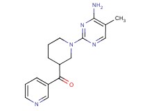 [1-(4-amino-5-methyl-2-pyrimidinyl)-3-piperidinyl](3-pyridinyl)methanone