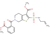 methyl 2-[(allylamino)sulfonyl]-6-[2-(methoxycarbonyl)benzoyl]-4,5,6,7-tetrahydrothieno[2,3-c]pyridine-3-carboxylate