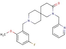 9-(5-fluoro-2-methoxybenzyl)-2-(pyridin-2-ylmethyl)-2,9-diazaspiro[5.5]undecan-3-one