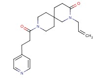 2-allyl-9-(3-pyridin-4-ylpropanoyl)-2,9-diazaspiro[5.5]undecan-3-one