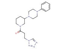 1-phenyl-4-{1-[3-(1H-tetrazol-1-yl)propanoyl]-3-piperidinyl}piperazine