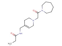 N-{[1-(2-azepan-1-yl-2-oxoethyl)-1,2,3,6-tetrahydropyridin-4-yl]methyl}propanamide