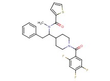 N-methyl-N-{2-phenyl-1-[1-(2,4,5-trifluorobenzoyl)-4-piperidinyl]ethyl}-2-thiophenecarboxamide