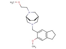 (1S*,5R*)-3-[(6-methoxy-2,3-dihydro-1H-inden-5-yl)methyl]-6-(2-methoxyethyl)-3,6-diazabicyclo[3.2.2]nonane