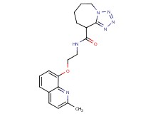N-{2-[(2-methylquinolin-8-yl)oxy]ethyl}-6,7,8,9-tetrahydro-5H-tetrazolo[1,5-a]azepine-9-carboxamide