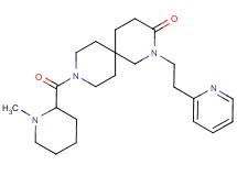 9-[(1-methylpiperidin-2-yl)carbonyl]-2-(2-pyridin-2-ylethyl)-2,9-diazaspiro[5.5]undecan-3-one