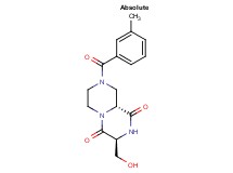 (3S,9aR)-3-(hydroxymethyl)-8-(3-methylbenzoyl)tetrahydro-2H-pyrazino[1,2-a]pyrazine-1,4(3H,6H)-dione