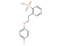2-[2-(4-fluorophenoxy)ethyl]benzenesulfonamide