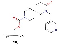2,2-dimethylpropyl 3-oxo-2-(pyridin-3-ylmethyl)-2,9-diazaspiro[5.5]undecane-9-carboxylate