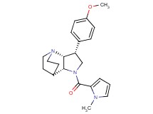 (3R*,3aR*,7aR*)-3-(4-methoxyphenyl)-1-[(1-methyl-1H-pyrrol-2-yl)carbonyl]octahydro-4,7-ethanopyrrolo[3,2-b]pyridine