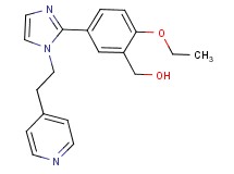 {2-ethoxy-5-[1-(2-pyridin-4-ylethyl)-1H-imidazol-2-yl]phenyl}methanol