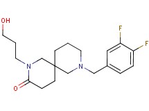 8-(3,4-difluorobenzyl)-2-(3-hydroxypropyl)-2,8-diazaspiro[5.5]undecan-3-one