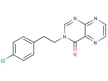 3-[2-(4-chlorophenyl)ethyl]pteridin-4(3H)-one