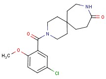 3-(5-chloro-2-methoxybenzoyl)-3,9-diazaspiro[5.6]dodecan-10-one