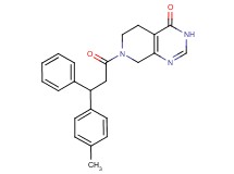 7-[3-(4-methylphenyl)-3-phenylpropanoyl]-5,6,7,8-tetrahydropyrido[3,4-d]pyrimidin-4(3H)-one