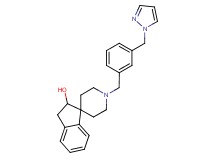 1'-[3-(1H-pyrazol-1-ylmethyl)benzyl]-2,3-dihydrospiro[indene-1,4'-piperidin]-2-ol