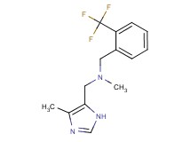 N-methyl-1-(4-methyl-1H-imidazol-5-yl)-N-[2-(trifluoromethyl)benzyl]methanamine