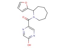 5-{[2-(2-furyl)-1-azepanyl]carbonyl}-2-pyrazinol