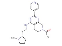 7-acetyl-N-[2-(1-methylpyrrolidin-2-yl)ethyl]-2-pyridin-4-yl-5,6,7,8-tetrahydropyrido[3,4-d]pyrimidin-4-amine