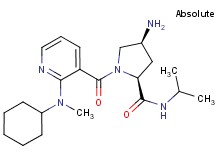 (4S)-4-amino-1-({2-[cyclohexyl(methyl)amino]pyridin-3-yl}carbonyl)-N-isopropyl-L-prolinamide