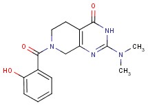 2-(dimethylamino)-7-(2-hydroxybenzoyl)-5,6,7,8-tetrahydropyrido[3,4-d]pyrimidin-4(3H)-one